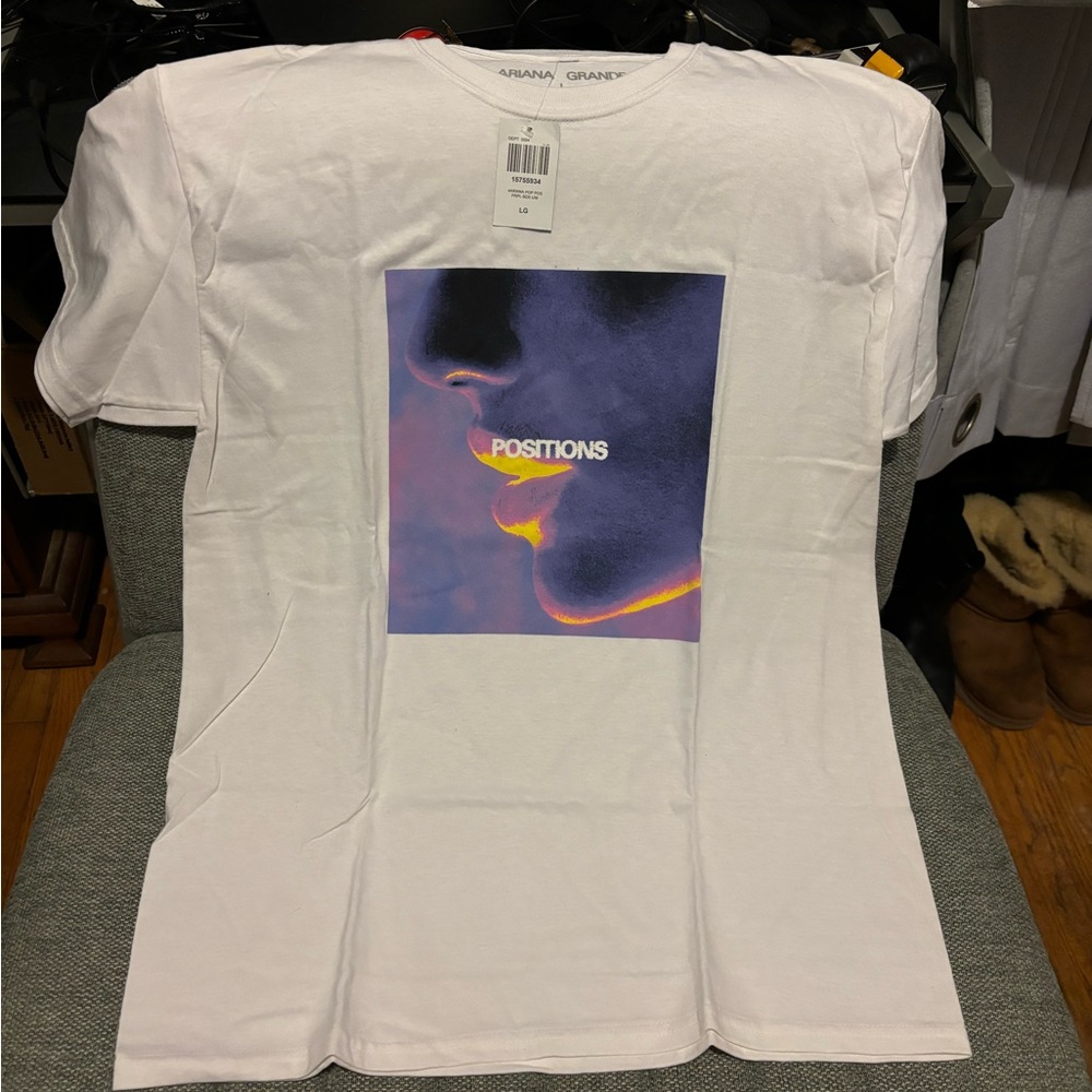 ***SOLD*** Ariana Grande Positions shirt sz Large NWT